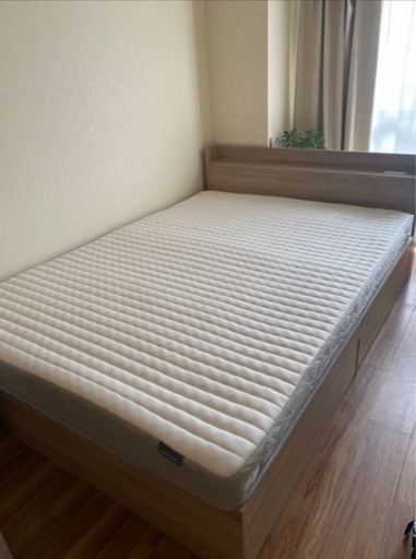 ダブルベッドサイズのマットレスのみお渡しです。 (ユディ) ひばりヶ丘の寝具《マットレス》の中古あげます・譲ります｜ジモティーで不用品の処分