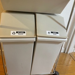 ダストボックス 分別型ゴミ箱 3分別 の画像