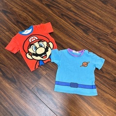 マリオ　リトルグリーンメン　キッズTシャツ　