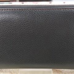 コーチ スヌーピー コラボ 長財布 リミテッドエディション ラウンドファスナー ブラック 西岡店の画像