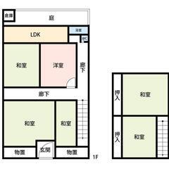 NO1-1 西条市氷見 戸建て 😍家賃3万円 😍敷金礼金0円😍 仲介手数料 🐶🐈ペット可!!⭐ 古民家カフェ、飲食店♪貸家 戸建て 格安 賃貸物件🛠️DIYフリー - 西条市