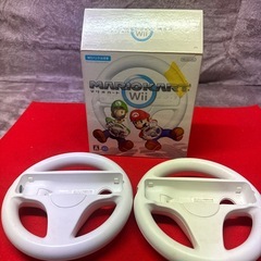 Wiiマリオカート/ハンドル/2個セット/0円