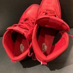 【NIKE】ビッグナイキハイ 🍎 スニーカー  レッド. ハイカット 👟 靴 ，ナイキの画像