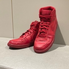 【NIKE】ビッグナイキハイ 🍎 スニーカー  レッド. ハイカット 👟 靴 ，ナイキの画像