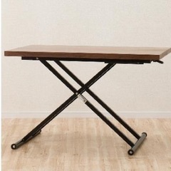 昇降式　ダイニングテーブルの画像