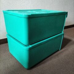 プラスチック収納ケース　昭和の画像