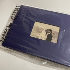 新品未使用　手作りアルバム　黒台紙　