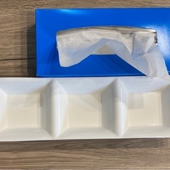 3つ仕切りのプレート 2枚セットの画像
