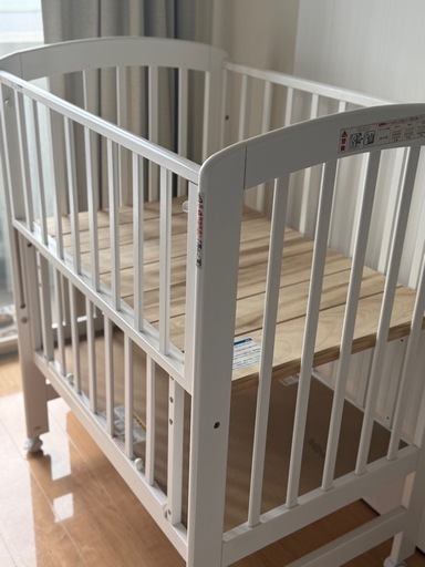 Luddy ベビーベッド ベビーラック ハイローベッド 折りたたみ 組み立て