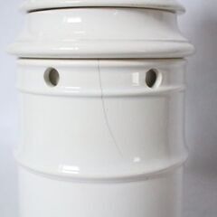 フランス アンティーク サルグミンヌ 古い陶器のティザニエールの画像