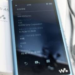 SONY ウォークマン Aシリーズ/NW-A55/16GB/ムーンリットブルーの画像
