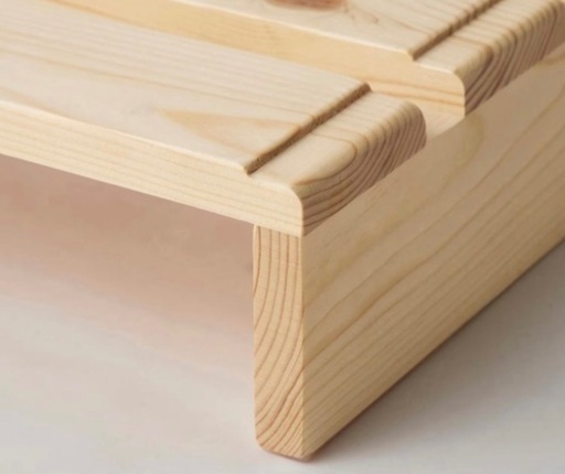 すのこ シングル 軽量4つ折りすのこベッド 側面ガード付き | ニトリ