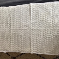 ➁洗える ミニ 固綿敷布団 60×90cm 無地 ベビー布団 ベビーベッド用 2つ折タイプの画像