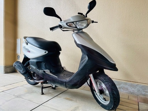 5HK ヤマハジョグ100 ジャンク未整備セル始動確認 (フロント