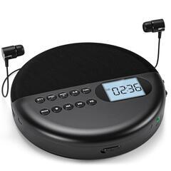 CDプレーヤー ポータブル Bluetooth受信/送信 HiF...