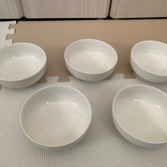 白いお皿　丸型小鉢　５枚セット