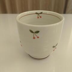 【美品】サクランボ柄　茶碗セットの画像