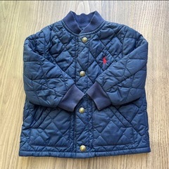 ラルフローレン　ネイビー キルティング ジャケット12monthの画像