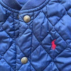 ラルフローレン　ネイビー キルティング ジャケット12monthの画像