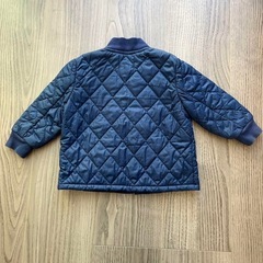 ラルフローレン　ネイビー キルティング ジャケット12monthの画像