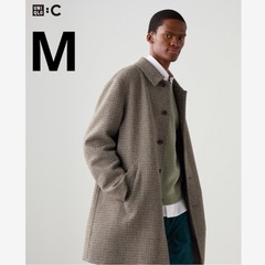 ★完売品★UNIQLO：C ユニクロC ダブルフェイスコート ブラウン M