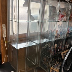 IKEAのガラスケース(デトルフ)