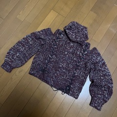 ワインレッド ニット MURUA