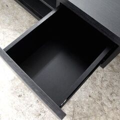 AVボード 幅120cm ボックスタイプ BAB-100 ブラック系 アイリス ローボード テレビボード ☆ 札幌市北区屯田の画像