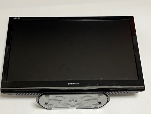 フルハイビジョンテレビ　SHARP AQUOS LC-22K20 カード　リモコンなど