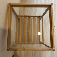 【急募お譲りします】ガラステーブル　IKEA製