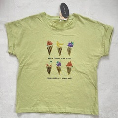 トップス　Tシャツ　フルーツ　アイス柄　キッズ　子供　130cm 新品
