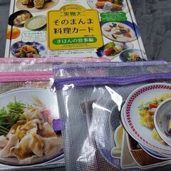 実物大・そのまんま料理カード 基本の食事編の画像