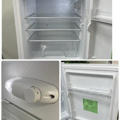 中古 142L 2ドア冷蔵庫 アイリスオーヤマ IRSD-14A-B 2021年製 ブラック 6ヶ月保証付き