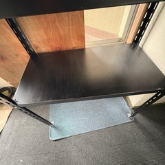 スチールラック　スチール棚　什器　黒　棚　180の画像