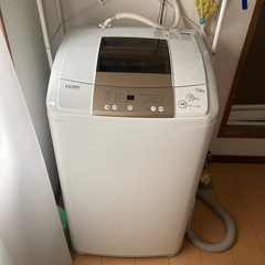 美品‼️高年式‼️洗濯機 7Ｋ 2024年製 Haier 配送3000~ (北すず) 通谷の生活家電《洗濯機 》の中古あげます・譲ります｜ジモティーで不用品の処分