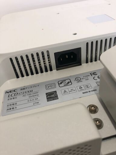 PCモニター NEC LCD172VXM 画面サイズ 縦27.2cm × 横34cm【動作保証なし】