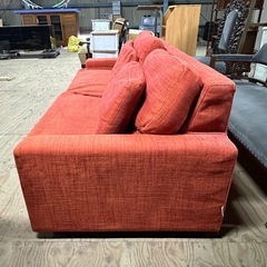 首都圏送込〜NDSTYLE10万超セット3人掛けソファー赤＋オットマン＋ヘッドの通販 by ＋エスハウスインテリア｜ラクマ