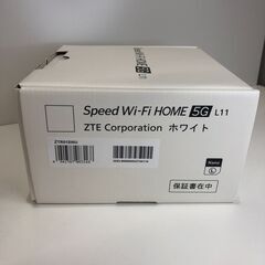 Speed Wi-Fi HOME 5G L11 ZTR01SWU Wi-Fiルーター SIMカードなし 中古品 動作保証なしの画像