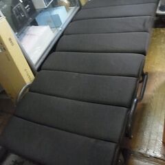 自社配送は札幌市内限定】⑤ NITORI/ニトリ 折りたたみリクライニングベッド OLBN-920 ブラック［倉庫保管］ - シングルベッド