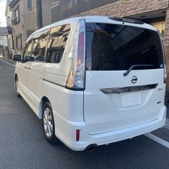 24年 C26 セレナライダー 　7年6月　16万4千ｋｍ　即乗り可　アイドリングストップ　フリップダウンモニター　ドラレコ　バックカメラ　ETC　両側パワスラの画像