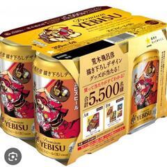 ヱビス×荒木飛呂彦 6缶パックのスリーブ