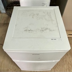 SNT197 冷凍冷蔵庫　W480×D495×H850㎜　アイリスオーヤマ　AF81-W　単相100V　白　2ドア　一人暮らしの画像