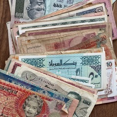 外国紙幣　昔の紙幣　コレクション
の画像