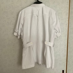 昭和レトロ　CAREAL ナガイ　ホワイト 白衣 半袖　LLの画像