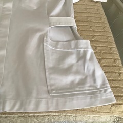 昭和レトロ　CAREAL ナガイ　ホワイト 白衣 半袖　LLの画像