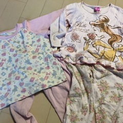 110〜120 子ども服 女の子120 110 パジャマ子供服まとめ　カービィ　サンリオの画像