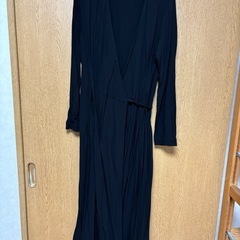 あげます！ユニクロ　カシュクールワンピース★イネス黒