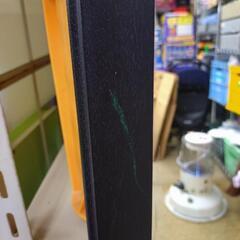 姿見鏡 鏡 ミラー 黒 中古品の画像