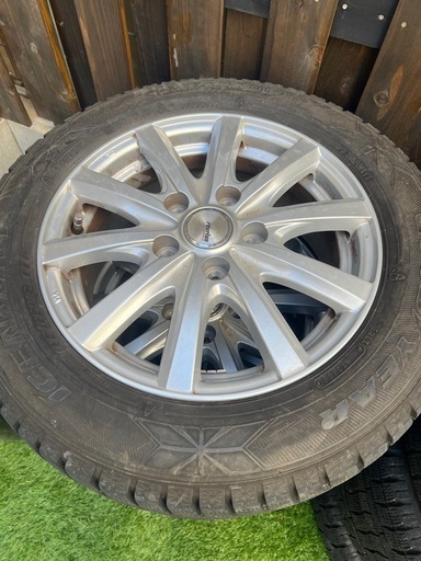 BLIZZAK 185/65R15 スタッドレスタイヤとホイールセット 送料無料 スタッドレスタイヤホイールセット 2024年製 185⁄65R15 88Q