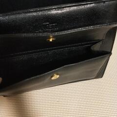 LANCETTI ブラックフォーマルバッグ　レザー　牛革　　ハンドバッグ　ランチェッティの画像
